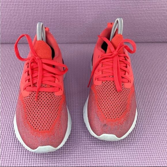 Nike Odyssey React 2 Flyknit Women’s Running Shoes Size 7  Ember Glow AH1016-800 - Picture 10 of 11